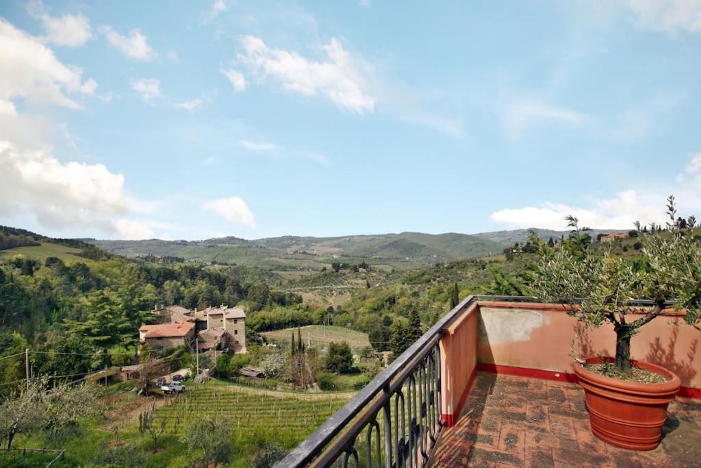 Ferienwohnung Casa Adriano Greve in Chianti Exterior foto